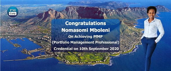 Congratulations Nomasomi on Achieving PfMP..!